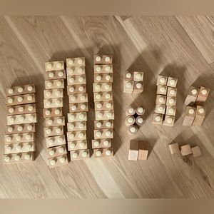 Pottery Barn Kids Wooden Blocks Set 69 pieces